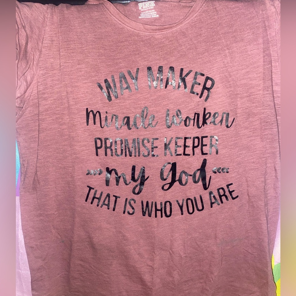 Victoria's Secret Mauve Graphic Tee